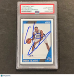 2016-17 NBA Hoops #134 Serge Ibaka Signed Card AUTO PSA Slabbed Magic