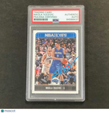 2017-18 NBA Hoops #117 Nikola Vucevic Signed Card AUTO PSA Slabbed Magic
