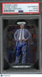 2017 Panini Prizm #40 Dwane Casey Signed Card AUTO PSA Slabbed Raptors