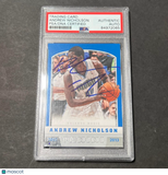 2012-13 Panini Basketball #221 Andrew Nicholson Signed Card AUTO PSA Slabbed Mag