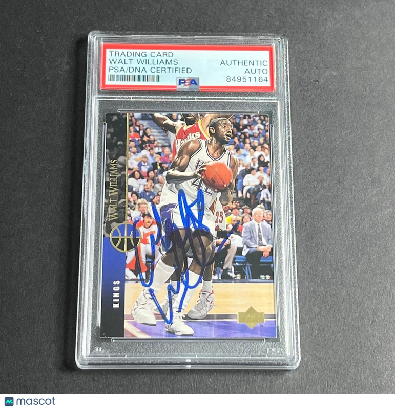 1993-94 Upper Deck #291 Walt Williams Signed Card AUTO PSA Slabbed Kings