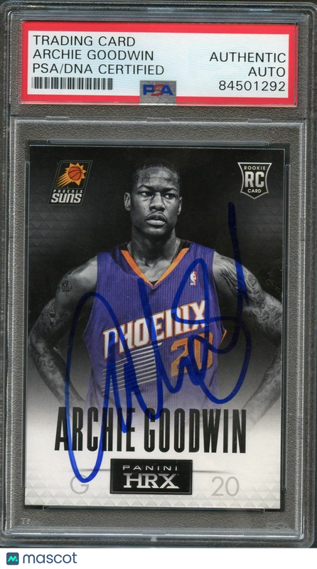 2013-14 Panini HRX #3 Archie Goodwin Signed Card AUTO PSA Slabbed RC Suns