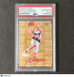 2007-08 Fleer Ultra #160 Sergio Rodriguez Signed Card AUTO PSA Slabbed Trail Bla