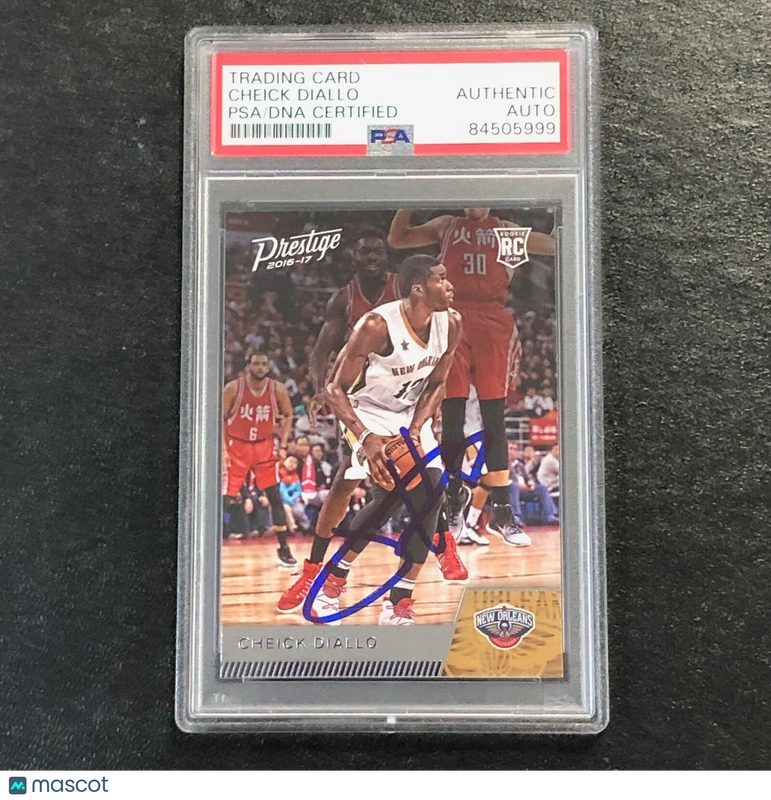 2016-17 Panini Prestige #180 Cheick Diallo Signed Card AUTO PSA Slabbed RC Pelic