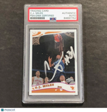 2006 Topps Chrome Rookie Card #184 C.J. Miles Signed Card PSA Slabbed Jazz