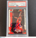 2005-06 Upper Deck #3 Al Harrington Signed Card AUTO PSA Slabbed Hawks