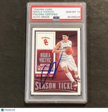 2015-16 Contenders Draft Picks Season Ticket #76 Nikola Vucevic Signed Card AUTO