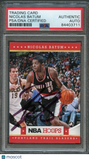 2012-13 NBA Hoops #125 Nicolas Batum Signed Card AUTO PSA Slabbed Blazers