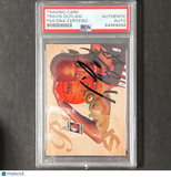 2004 NBA Properties #82 Travis Outlaw Signed Card AUTO PSA Slabbed Portland Trai