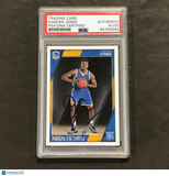 2016-17 NBA Hoops #286 Damian Jones Signed Card AUTO PSA/DNA Slabbed GSW RC