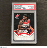2013-14 Panini Prestige#10 Nene Hilario  Signed Card Auto PSA Slabbed Wizards
