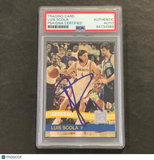 2010-11 Panini Donruss #88 Luis Scola Signed Card AUTO PSA/DNA Slabbed Rockets