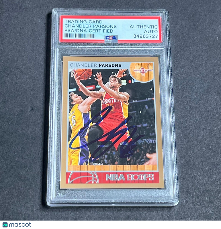 2013-14 Panini Hoops #99 Chandler Parsons Signed Card AUTO PSA/DNA Slabbed Rocke
