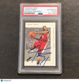 2001-02 Fleer Premium #81 Jason Terry Signed Card AUTO PSA Slabbed Hawks