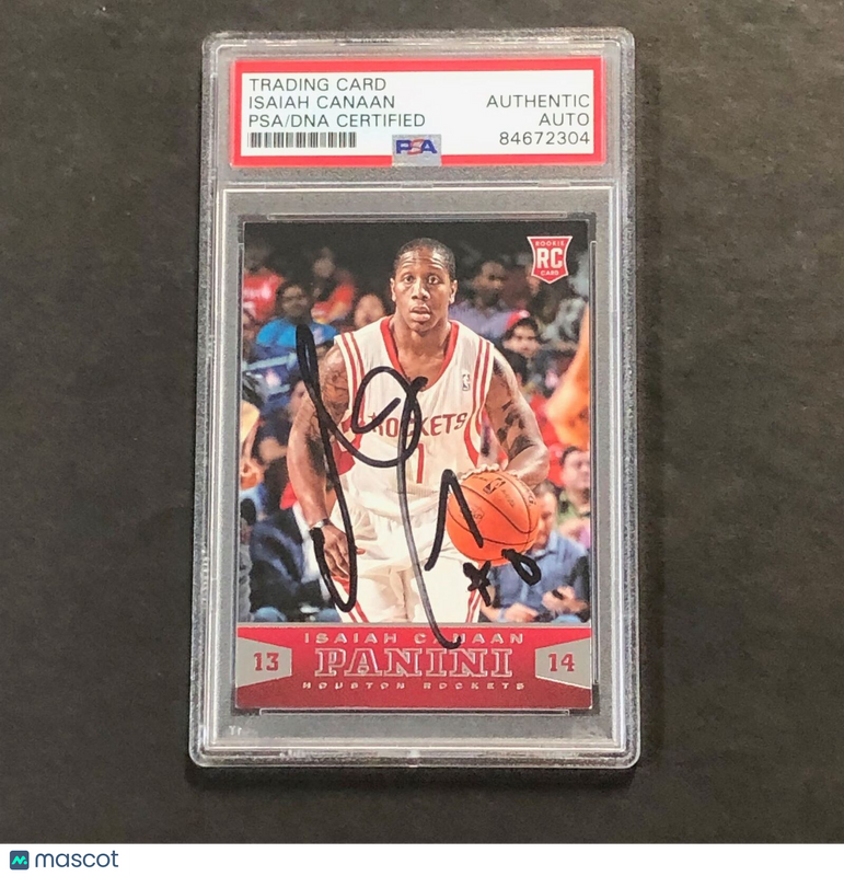 2013-14 Panini Basketball #193 Isaiah Canaan Signed Card AUTO PSA Slabbed RC Roc