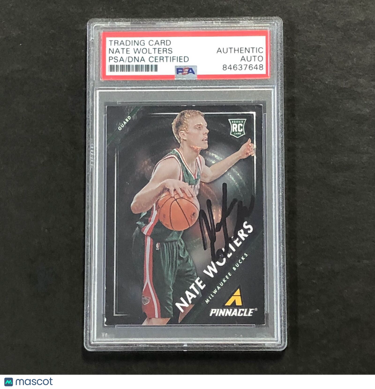 2013-14 Panini Pinnacle #44 Nate Wolters Signed Card AUTO PSA/DNA Slabbed RC Buc