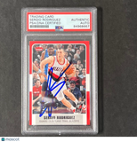 2007-08 Fleer #117 Sergio Rodriguez Signed Card AUTO PSA Slabbed Trail Blazers