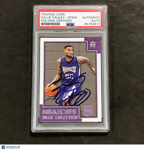 2015-16 Panini NBA Hoops #276 Willie Cauley-Stein Signed Card AUTO PSA Slabbed R