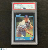 1997 Bowman #387 Javier Vasquez Signed Card PSA Slabbed Auto Expos