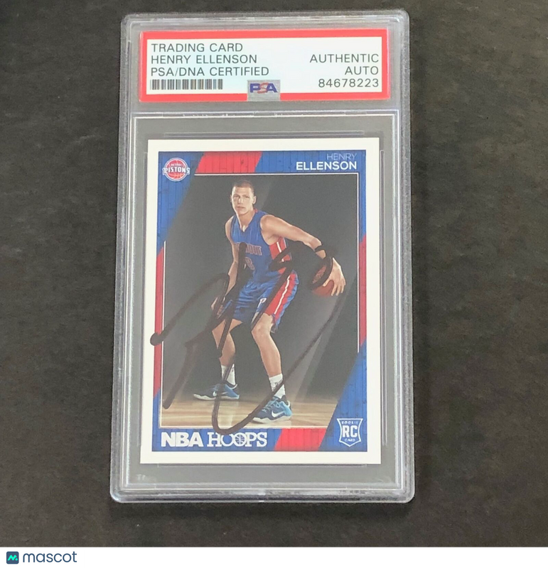 2016-17 Panini Hoops #275 Henry Ellenson Signed Card AUTO PSA Slabbed RC Rookie