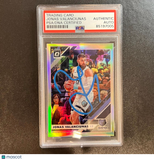 2019-20 Panini Donruss Optic #130 Jonas Valanciunas Signed Card AUTO PSA Slabbed