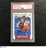 2015-16 NBA Hoops #81 Goran Dragic Signed Card AUTO 10 PSA/DNA Slabbed Heat