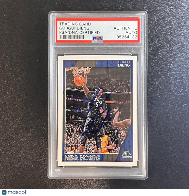 2016-17 Panini Hoops #245 Gorgui Dieng Signed Card AUTO PSA Slabbed Minnesota Ti