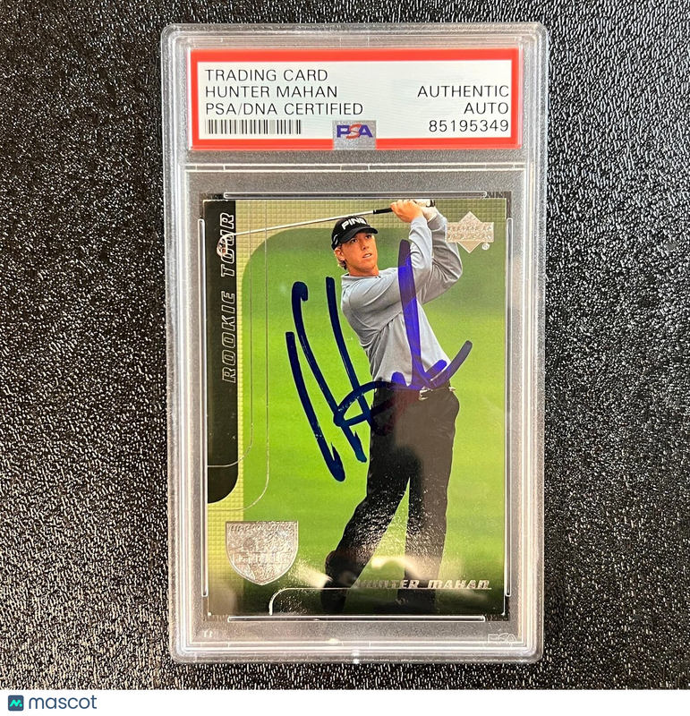 2004 Upper Deck #115 Hunter Mahan signed card AUTO PSA/DNA Autographed GOLF