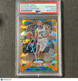 2019-20 Panini Prizm Silver #57 Nicolas Batum Signed Card AUTO PSA Slabbed Horne