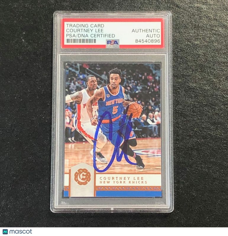 2016-17 Panini Excalibur #120 Courtney Lee Signed Card AUTO PSA Slabbed Knicks