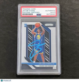 2018-19 Panini Prizm #212 Jacob Evans Signed Rookie Card AUTO PSA Slabbed RC War