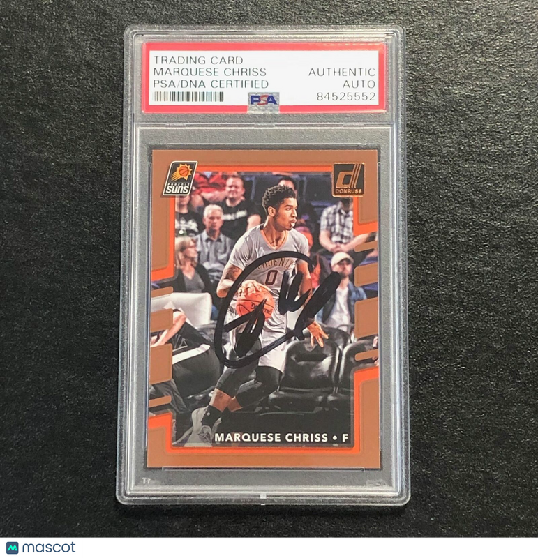 2017-18 Donruss Basketball #118 Marquese Chriss Signed Card AUTO PSA Slabbed Sun