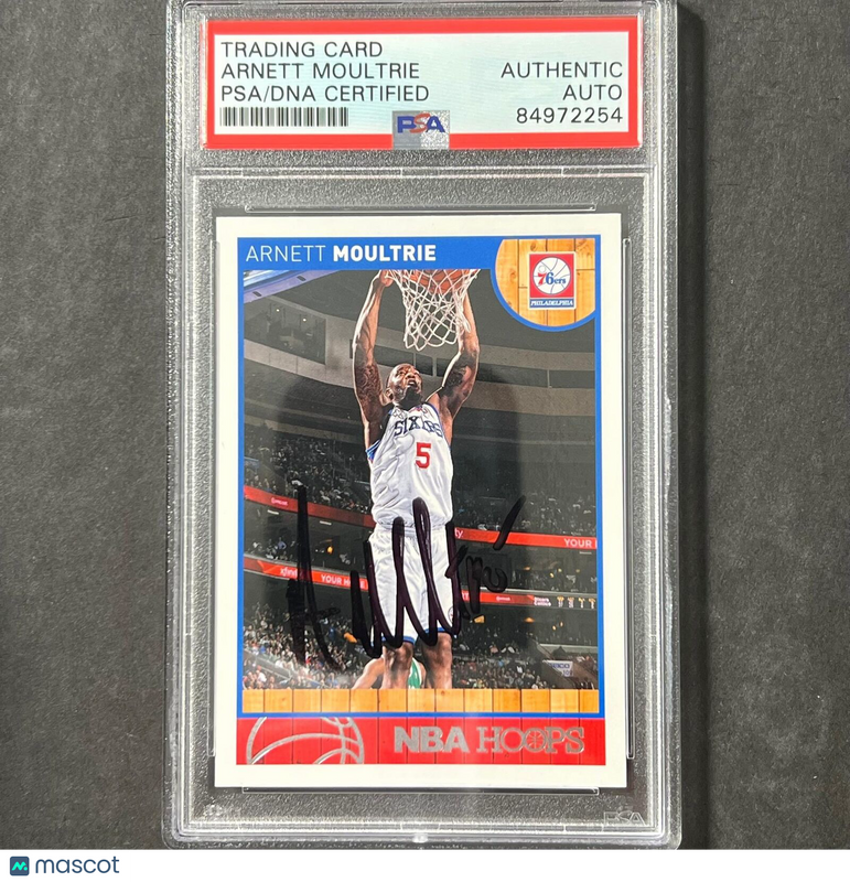 2013-14 Panini Hoops #228 Arnett Moultrie Signed Card Auto PSA Slabbed 76ers
