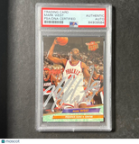 1992-93 Fleer Ultra #147 Mark West Signed Card AUTO PSA Slabbed Suns