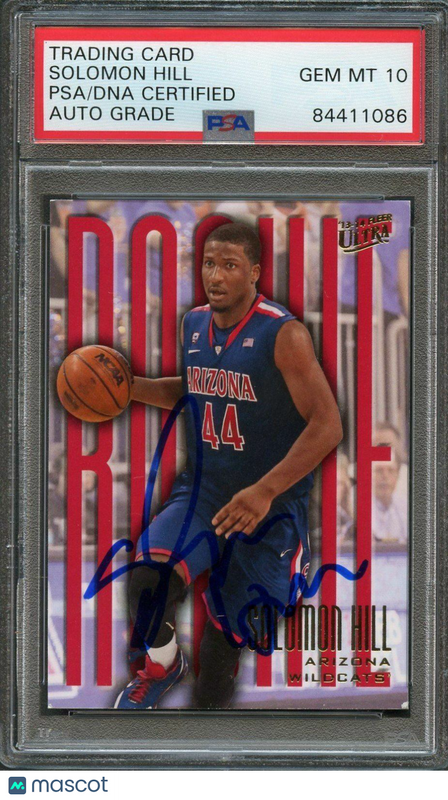 2013-14 Fleer Retro #206 Solomon Hill Signed Card AUTO Grade 10 PSA Slabbed