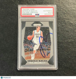 2017-18 Panini Prizm #87 Nemanja Bjelica Signed Card AUTO PSA/DNA Slabbed Timber