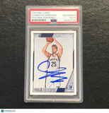 2016-17 NBA Hoops #83 Chandler Parsons Signed Card AUTO PSA/DNA Slabbed Memphis