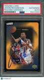 2003-04 Upper Deck Victory #28 Jason Richardson Signed Card AUTO PSA Slabbed War