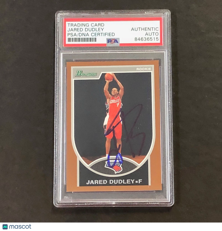2007-08 BOWMAN CHROME #139 Jared Dudley Signed Card AUTO 347/399 PSA Slabbed Bob