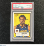 2005-06 Topps 1952 Style #133 Ike Diogu Signed Card Auto PSA Slabbed Warriors