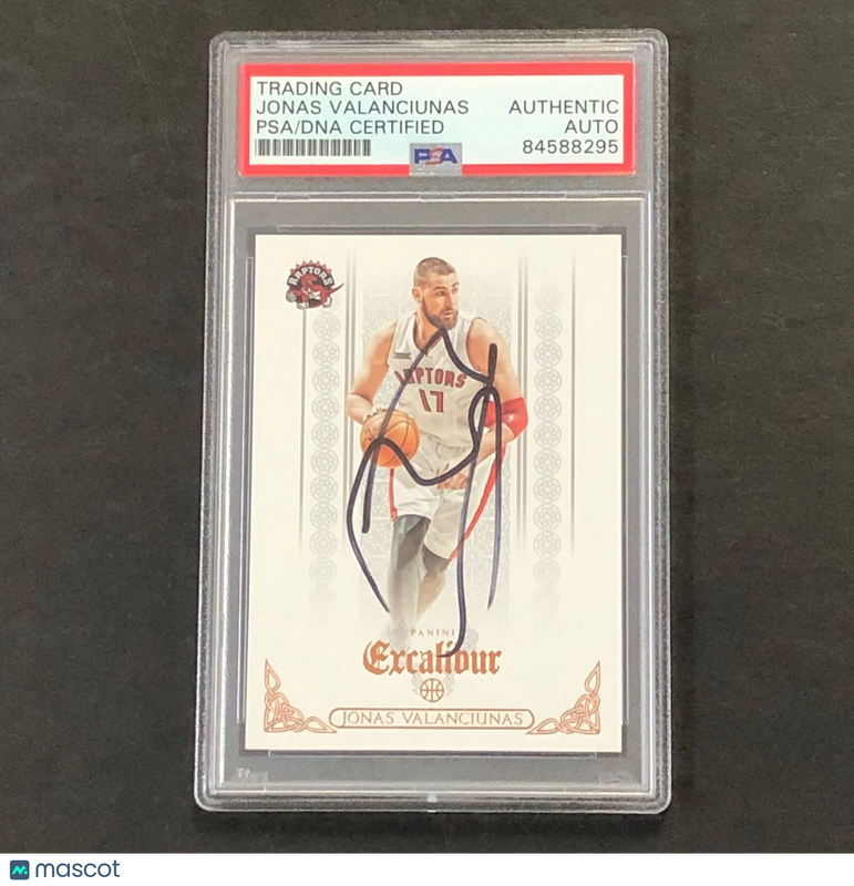 2014-15 Panini Excalibur #14 Jonas Valanciunas Signed Card AUTO PSA Slabbed Toro