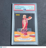 2008-09 Panini Prizm #392 Chase Budinger Signed Card AUTO PSA Slabbed Rockets