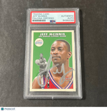 1999-00 Fleer Tradition #170 Jeff McInnis Signed Card AUTO PSA Slabbed Clippers