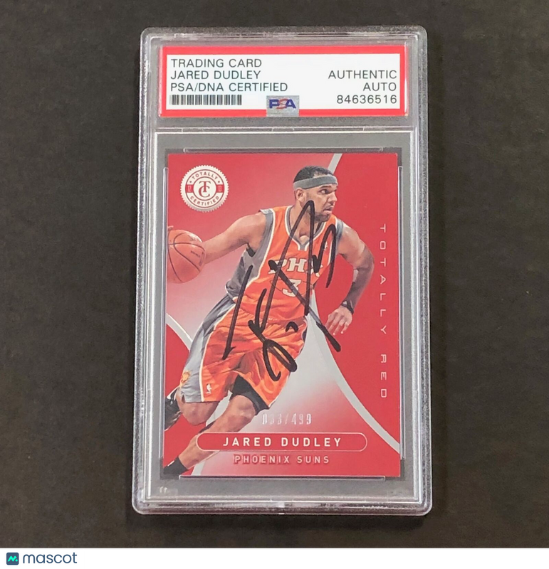 2012-13 Panini Totally Certified #257 Jared Dudley Signed Card Auto PSA Slabbed Suns