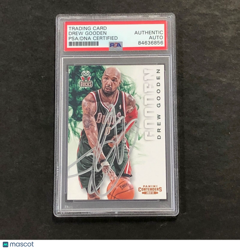 2012-13 Panini Contenders #141 Drew Gooden Signed Card AUTO PSA/DNA Slabbed Buck