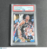 1995 Topps #282 Chuck Person Signed Card AUTO PSA Slabbed Spurs