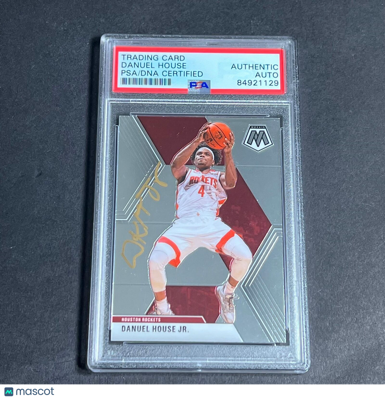 2019-20 Panini Mosaic #154 DANUEL HOUSE Signed Card AUTO PSA Slabbed Rockets
