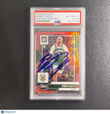 2022-23 Panini Donruss Optic #101 Bobby Portis Signed Card AUTO PSA Slabbed Buck