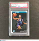 2014-15 NBA Hoops #269 Noah Vonleh Signed Card AUTO PSA/DNA Slabbed RC