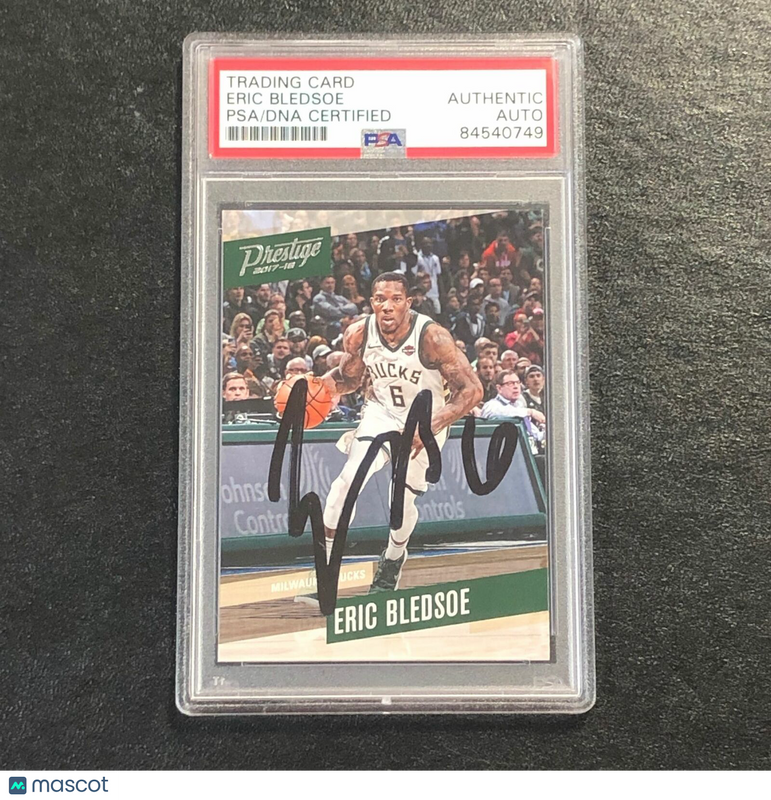 2017-18 Panini Prestige #122 Eric Bledsoe Signed Card Auto PSA Slabbed Bucks
